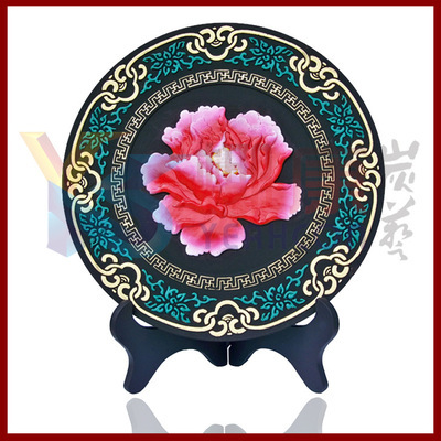炭雕圓盤(pán)擺件 廠家直供，全年抄底價(jià)定制禮品優(yōu)選